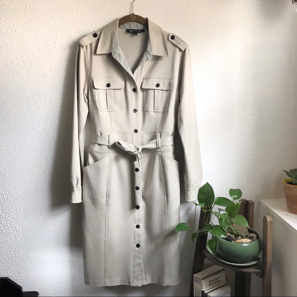 HP! 🎉Jones New York cream shirt dress